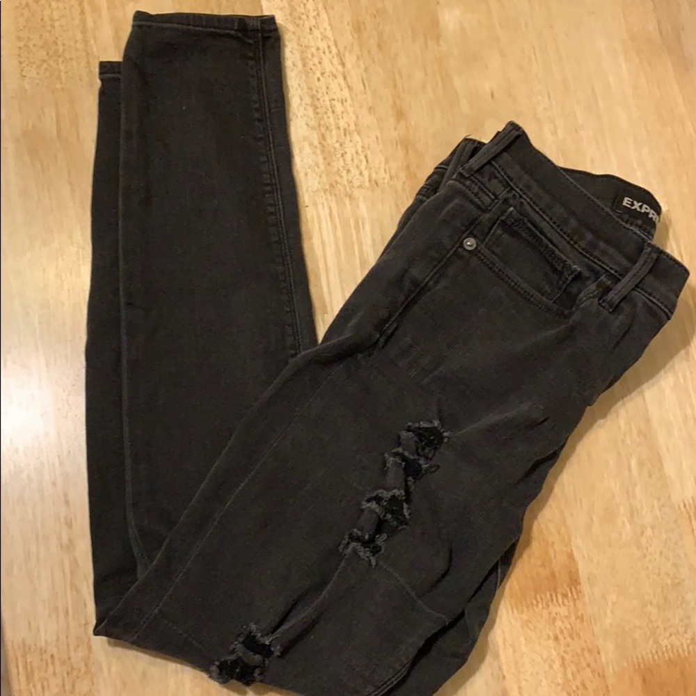 Express Jeans Legging Mid Rise - Picture 3 of 4